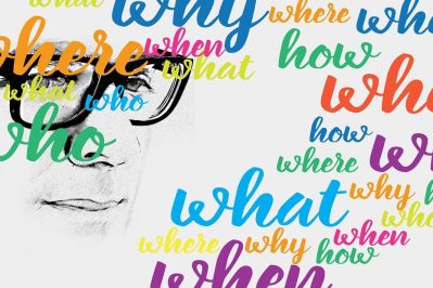 questions, man, eyeglasses, glasses, who, how, what, where, why, when